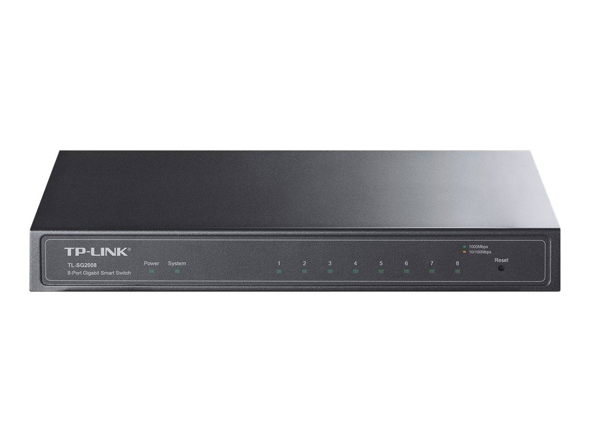 TP-LINK TL-SG2008 - Switch - managed - 8 x 10/100/1000-0