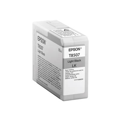 Epson T8507 - 80 ml - Schwarz - original - Tintenpatrone - für SureColor P800, P800 Designer Edition, SC-P800