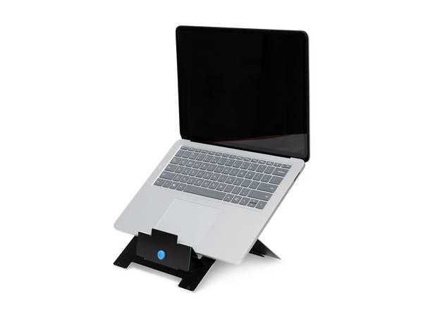 R-Go Laptopständer Riser Flexible - Notebook-Ständer - Schwarz