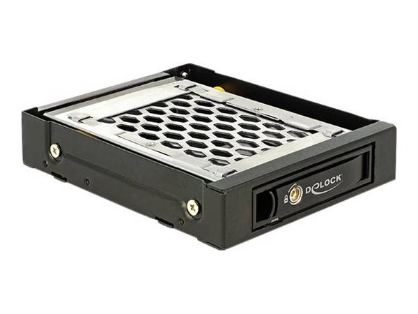 DeLock Wechselrahmen SATA 3,5 für 1 x 2.5 SATA / SAS HDD / SSD mit Vibrationsschutz