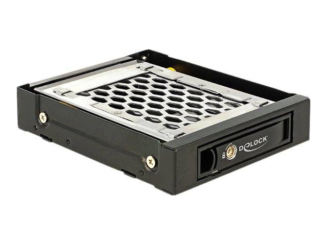 DeLock Wechselrahmen SATA 3,5 für 1 x 2.5 SATA / SAS HDD / SSD mit Vibrationsschutz-0