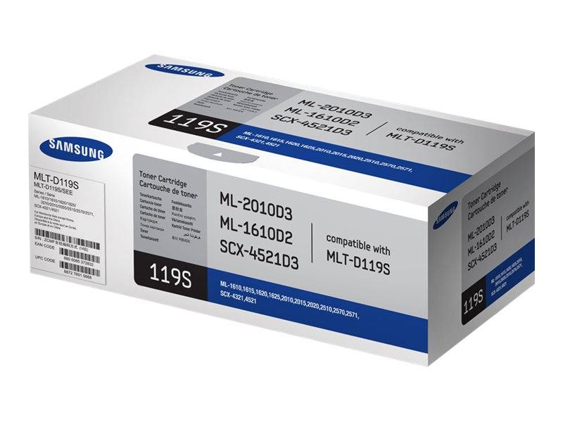 HP MLT-D119S - Schwarz - original - Tonerpatrone (SU863A) - für Samsung ML-1610, ML-2010, ML-2510, SCX-4021, SCX-4321, S-0