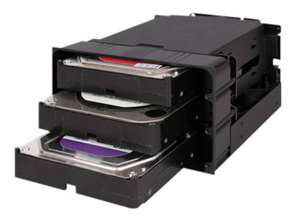 ICY DOCK flexiDOCK MB830SP-B - Gehäuse für Speicherlaufwerke - 3.5 (8.9 cm) - Schwarz