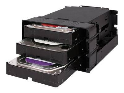 ICY DOCK flexiDOCK MB830SP-B - Gehäuse für Speicherlaufwerke - 3.5 (8.9 cm) - Schwarz-0