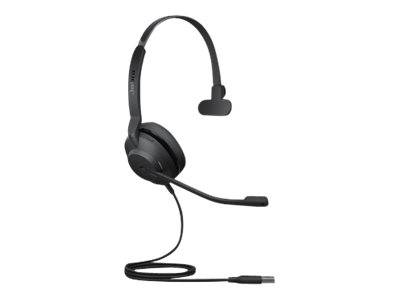 Jabra Evolve2 30 MS Mono - Headset - On-Ear - kabelgebunden - USB - Zertifiziert für Microsoft Teams