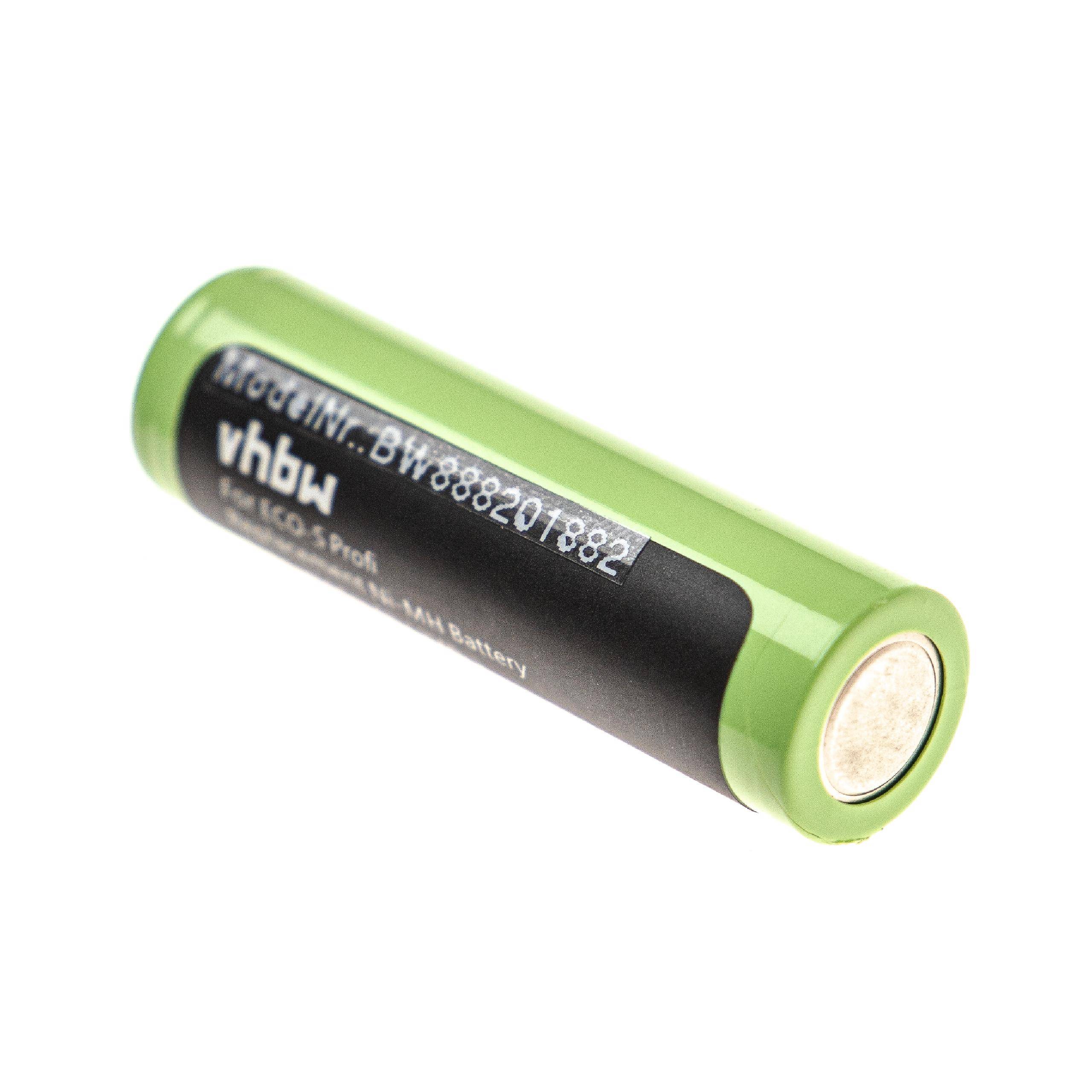 vhbw Akku kompatibel mit Tondeo ECO-S Rasierer | Haarschneider (2500 mAh, 1,2 V, NiMH)-1