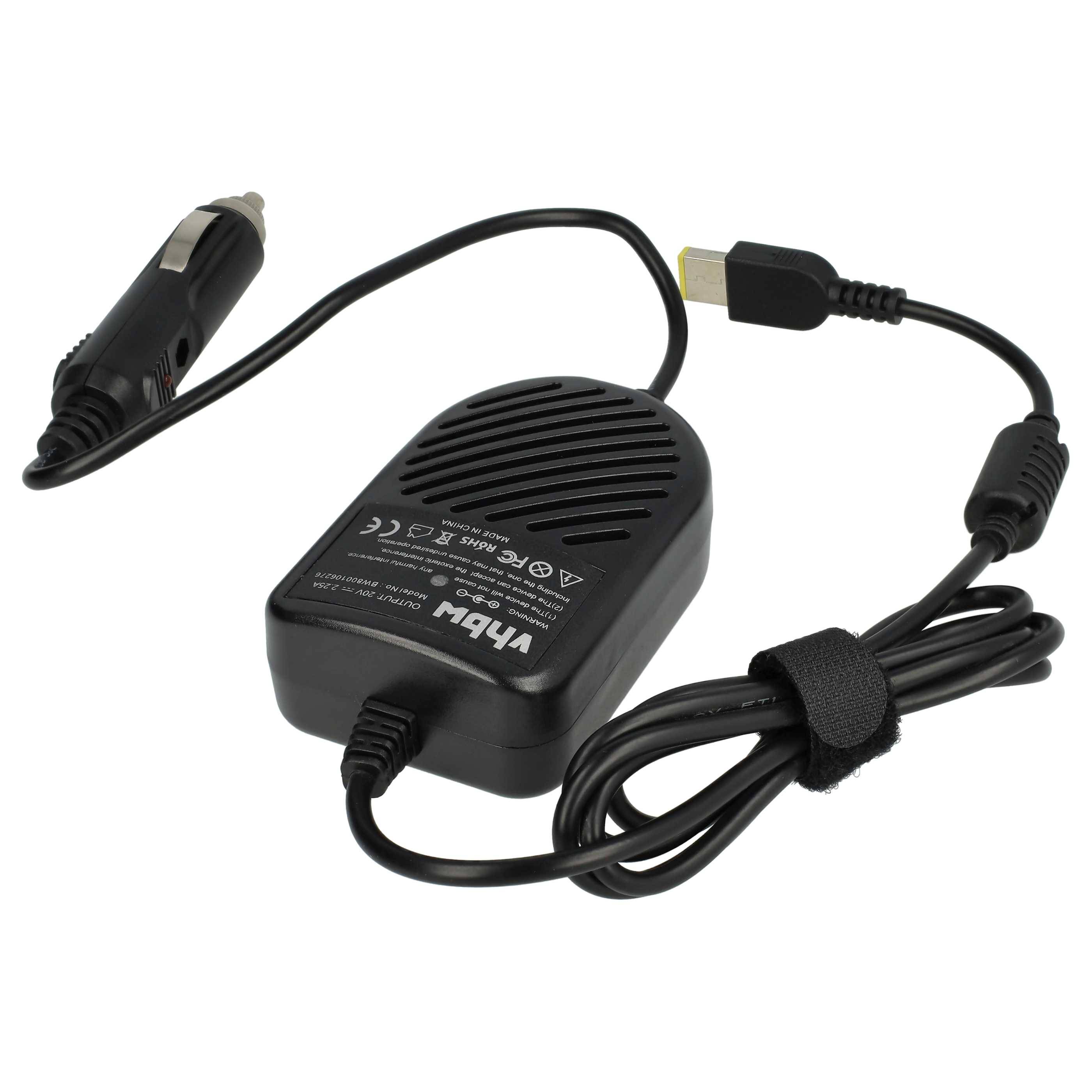 vhbw KFZ-Ladekabel kompatibel mit Lenovo IdeaPad Yoga 11s | Y70 touch, Yoga 11, Y70, Y50 Notebook - 12V Ladegerät-2