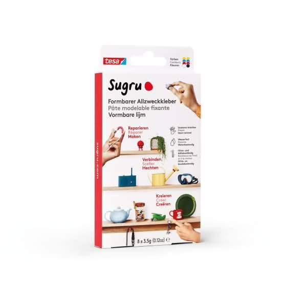 TESA - Sugru formbarer Allzweckkleber 8er verschiedene Farben-1