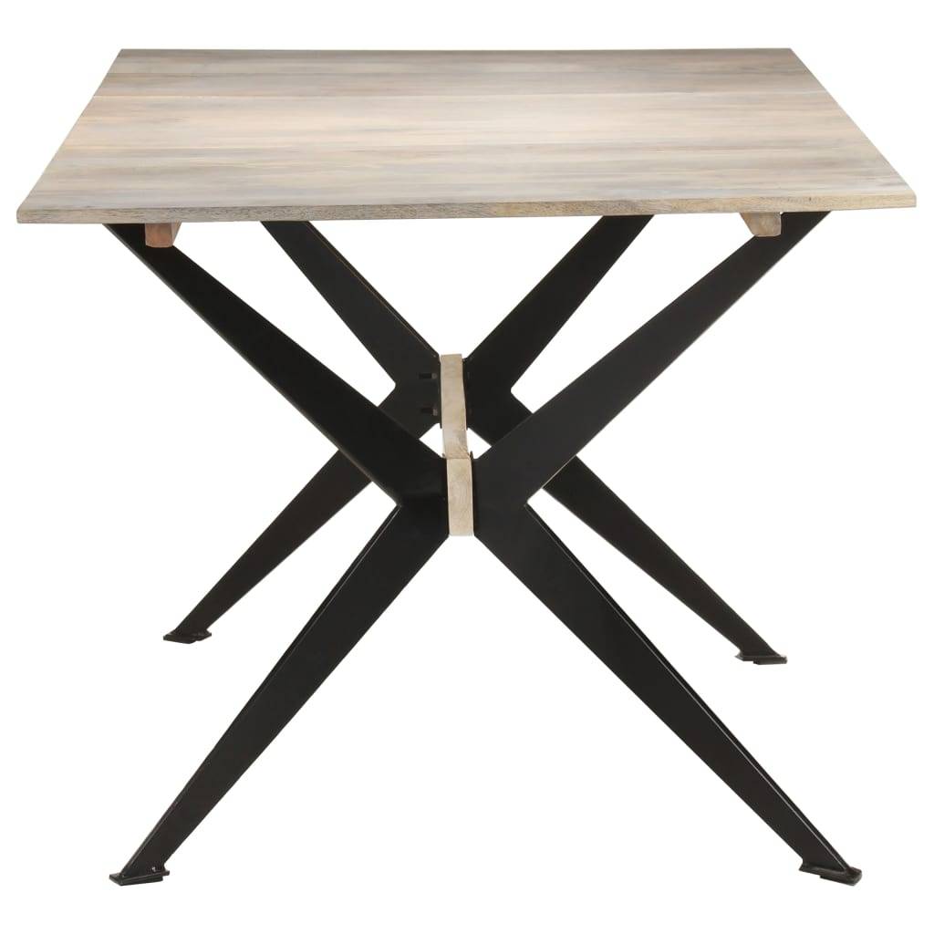 vidaXL Esstisch 180x90x76 cm Massivholz Mango-2