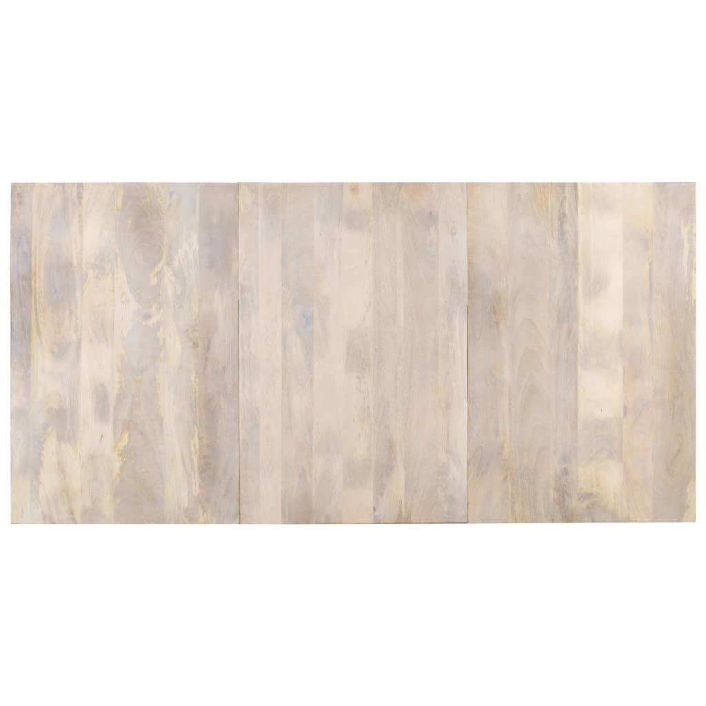 vidaXL Esstisch 180x90x76 cm Massivholz Mango-3