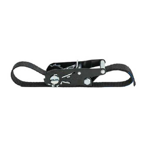 SAFETEX Zurrgurt „Blackline“ mit Druckratsche (WLL 2.000kg | 1-teilig | 35,0mm Bandbreite | Länge 2,00m) – schwarz-0