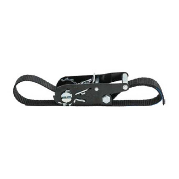 SAFETEX Zurrgurt „Blackline“ mit Druckratsche (WLL 2.000kg | 1-teilig | 35,0mm Bandbreite | Länge 4,00m) – schwarz