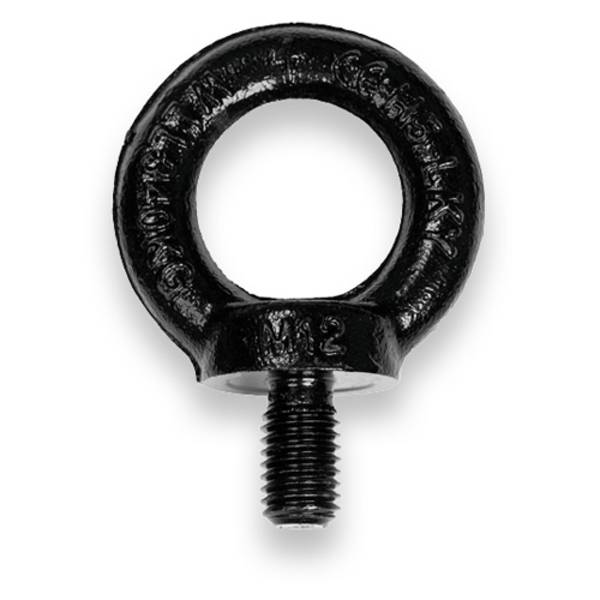 SAFETEX Ringschraube "Blackline" nach DIN 580 (WLL 140kg | Ø M8 | Material aus C15E) – schwarz
