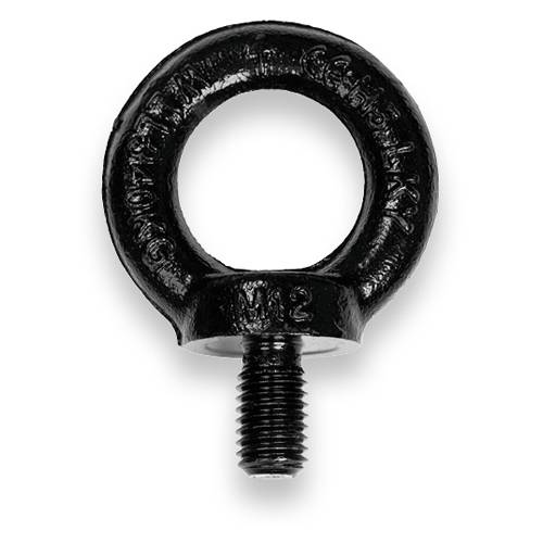 SAFETEX Ringschraube "Blackline" nach DIN 580 (WLL 1.200kg | Ø M20 | Material aus C15E) - schwarz-0
