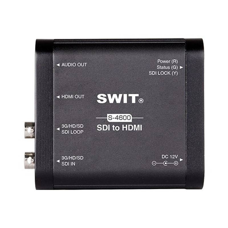 SWIT ELECTRONICS S-4600 - Heavy Duty 3G-SDI zu HDMI Mini-Konverter - in schwarz-0