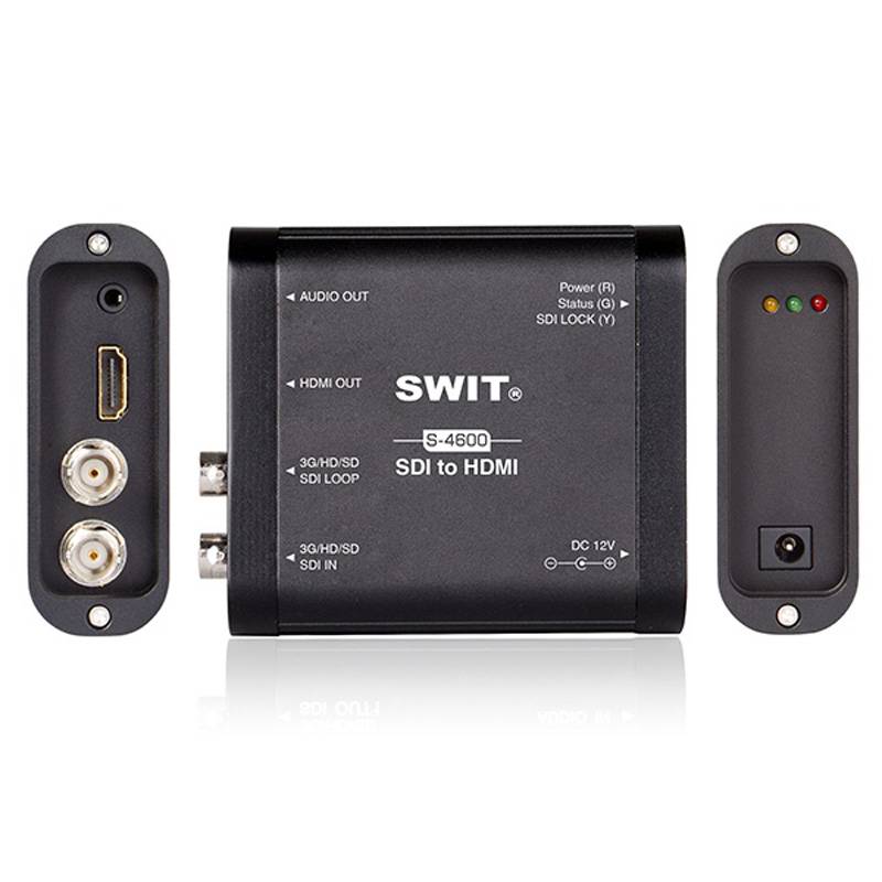 SWIT ELECTRONICS S-4600 - Heavy Duty 3G-SDI zu HDMI Mini-Konverter - in schwarz-3