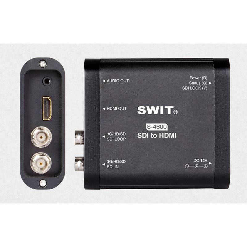 SWIT ELECTRONICS S-4600 - Heavy Duty 3G-SDI zu HDMI Mini-Konverter - in schwarz-4