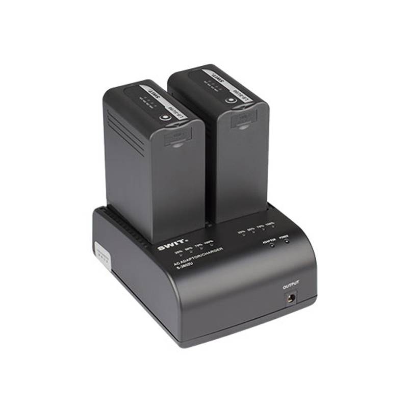 SWIT ELECTRONICS S-3602U - Dual-Ladegerät & Adapter für SWIT LB-SU75 | LB-SU98 und SONY BP-U Series (Ladestrom 2x 2A |-3