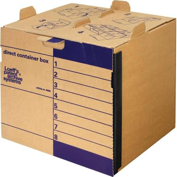 Archivbox Direkt Container 4000 36x38x33cm braun VE=15 Stück-0