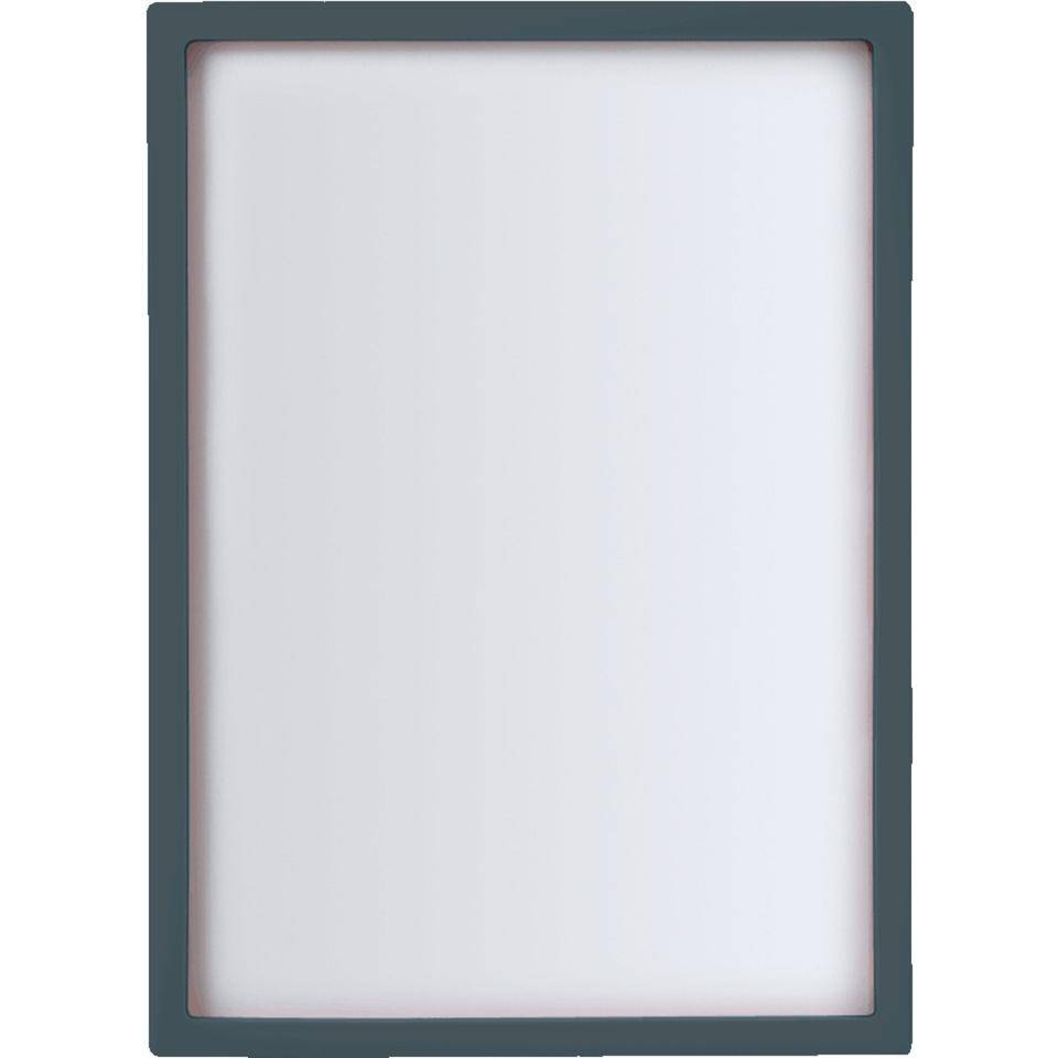 Aushangrahmen, grau, Kunststoff, Einlegemaß DIN A4, 307x223x24mm-0
