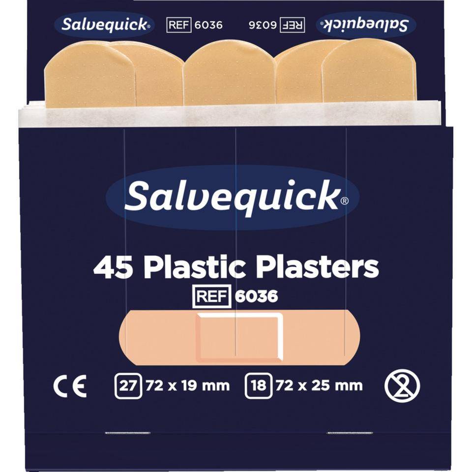 Nachfüll-Pflastersatz für Salvequick® Pflasterspender, wasserfest, 270 Pflaster/VE