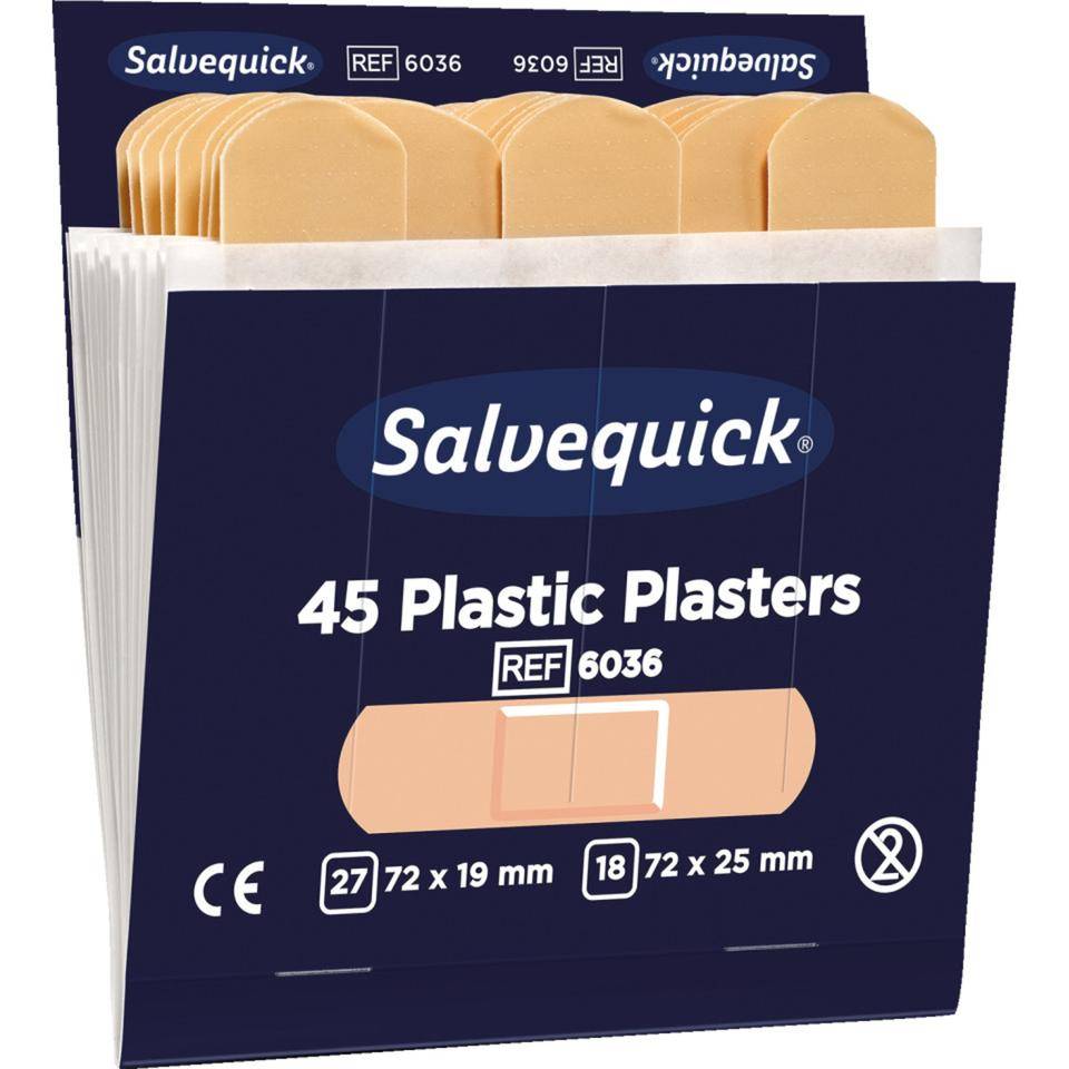 Nachfüll-Pflastersatz für Salvequick® Pflasterspender, wasserfest, 270 Pflaster/VE-2