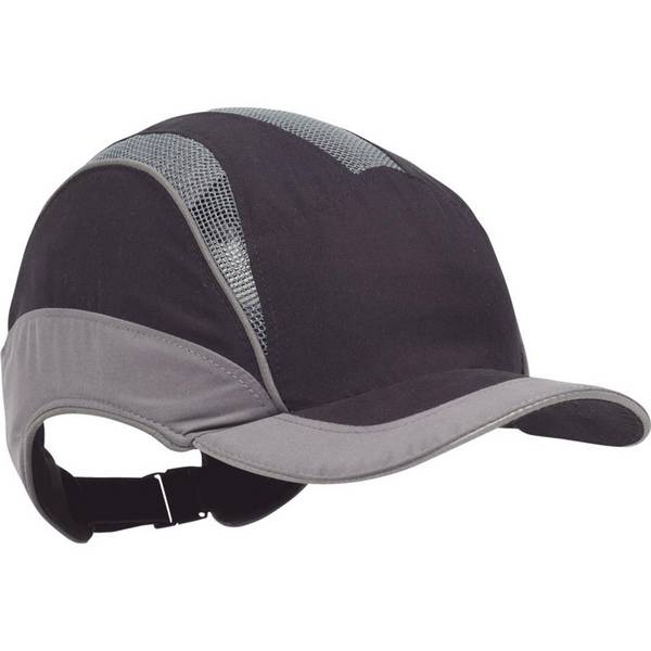 3M™ Anstoßkappe First Base 3 Elite, mit Kurzschirm, schwarz/grau, größenverstellbar