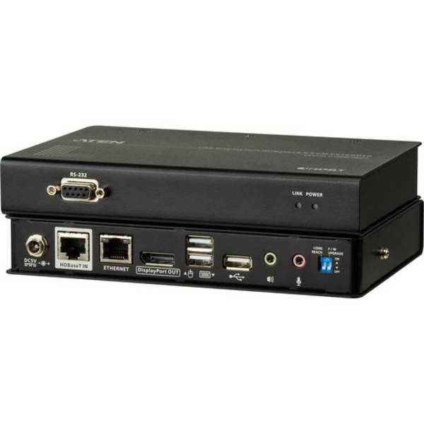 ATEN CE920-AT-G KVM Konsolen-Extender, USB DisplayPort HDBaseT 2.0 (4K bei 100m) Signalsteuerung KVM