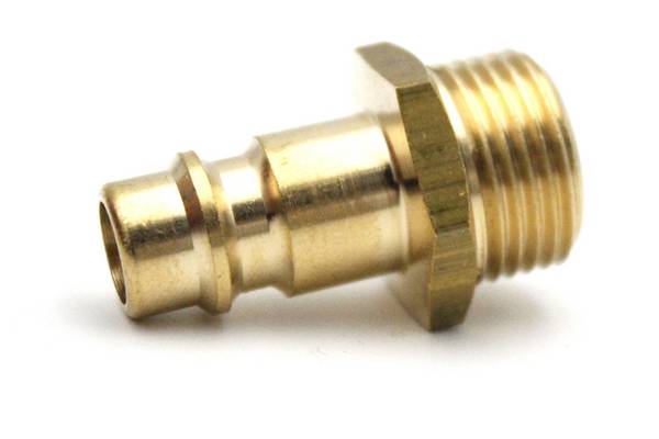 Stecknippel Kupplungsstecker mit Außengewinde 1/4"