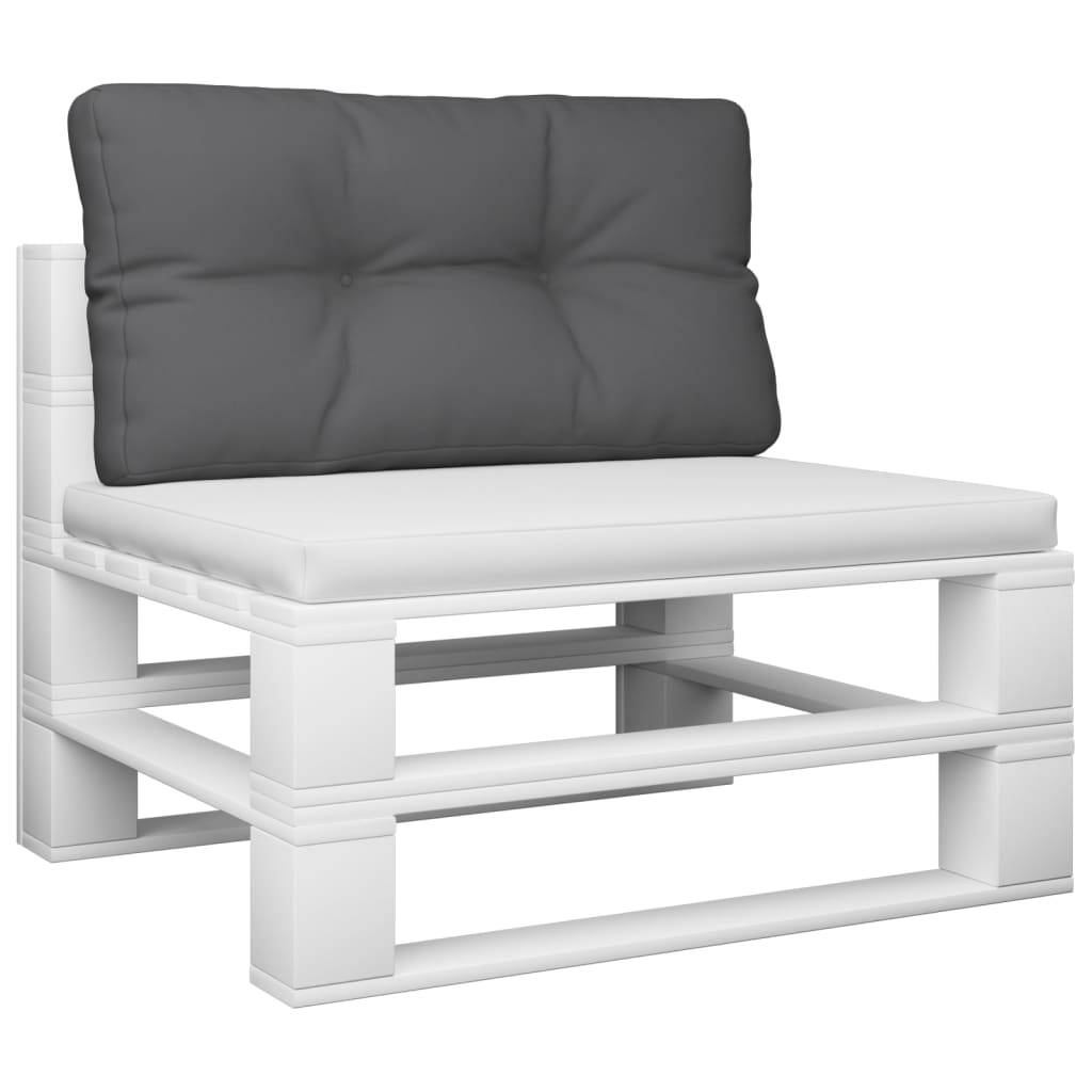vidaXL Palettenkissen Anthrazit 70x40x12 cm Stoff-2