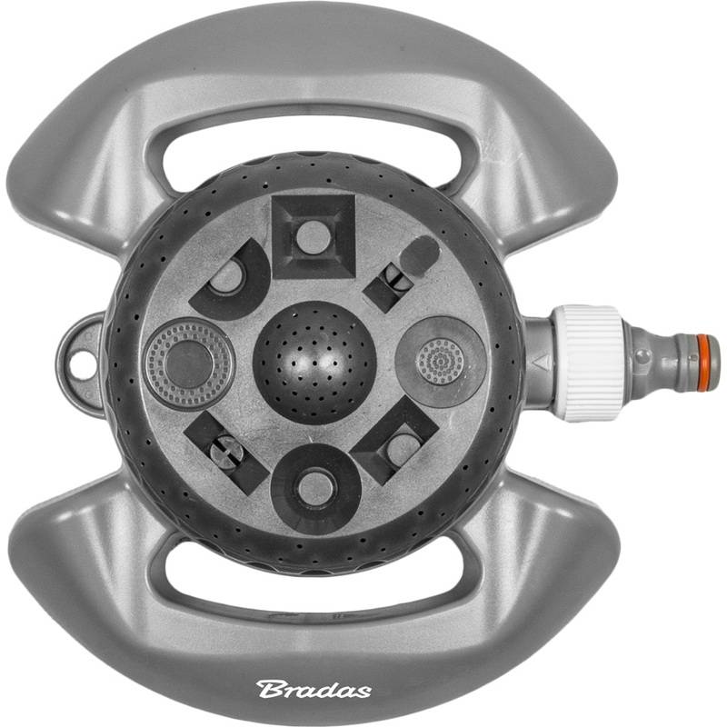 Bradas Rasensprenger WHITE LINE, 8 Funktionen, grau-0