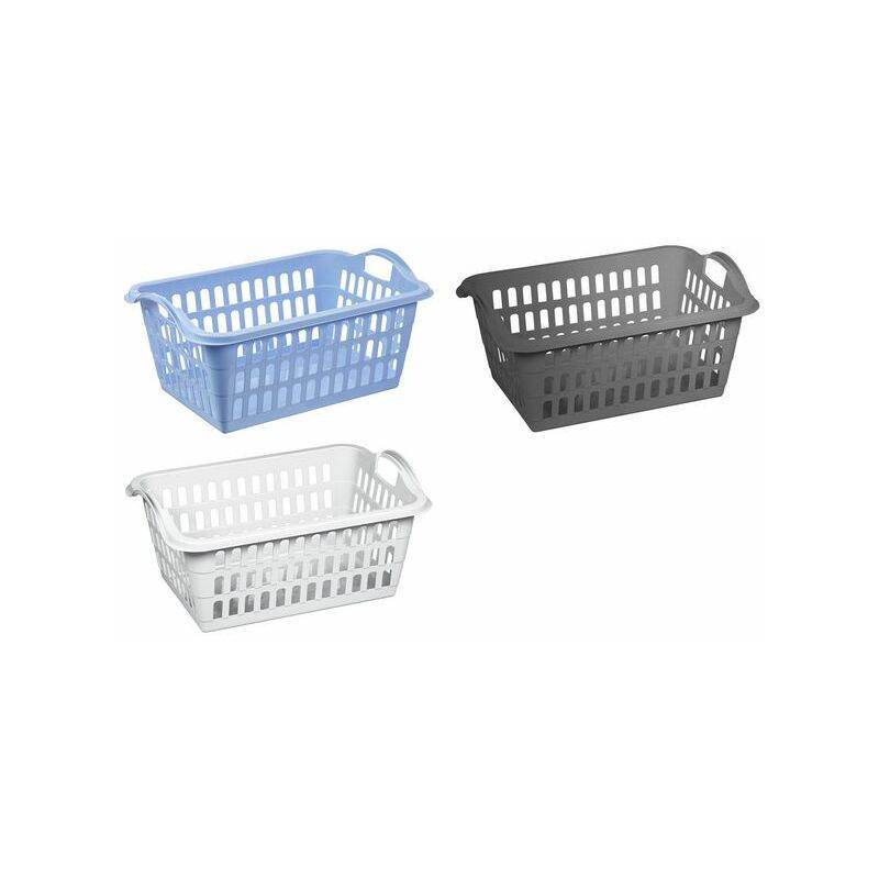 plast team Wäschekorb LAUNDRY BASKET, 23 Liter, silber-0