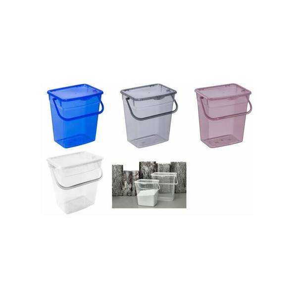 plast team Waschmittelbox, 6 Liter, transparent