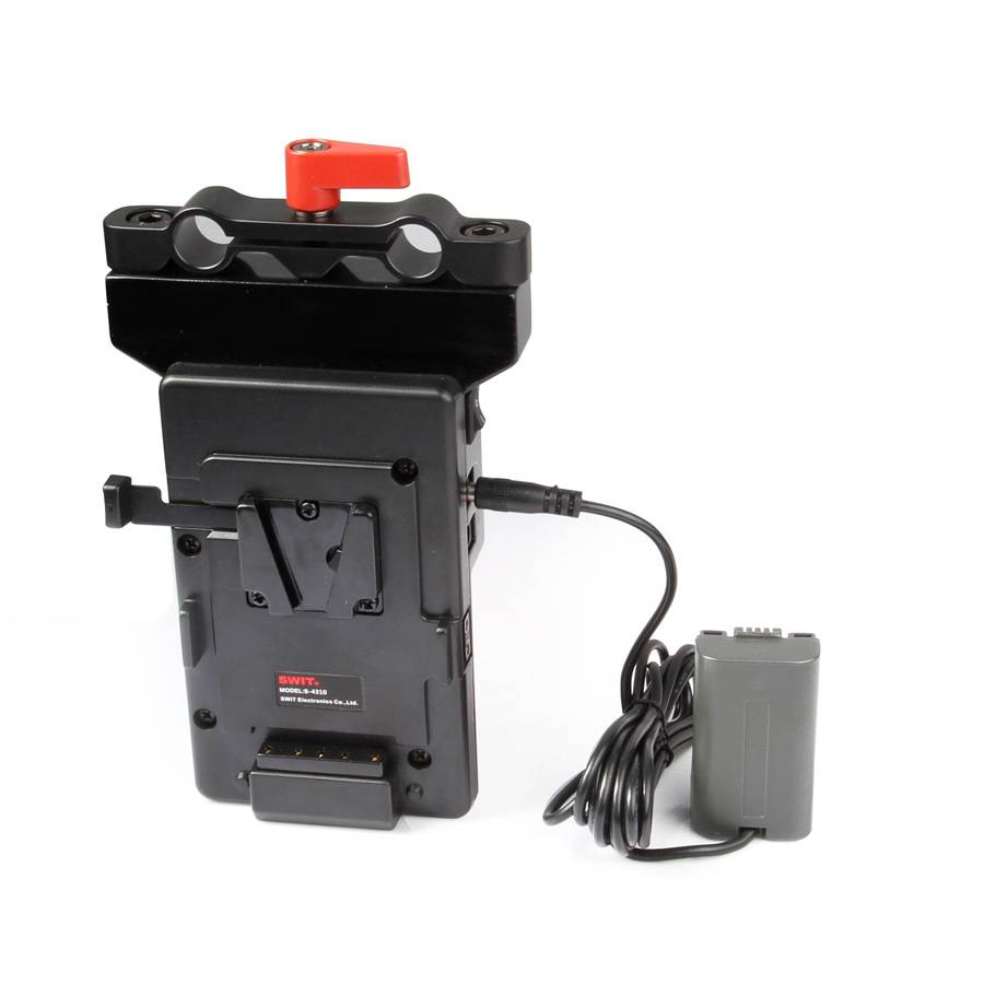 SWIT ELECTRONICS S-7500P - Panasonic Dummy Akku mit DC-Stecker und Pole-Tap - in schwarz-2