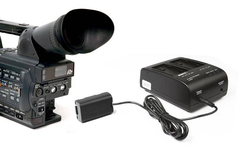SWIT ELECTRONICS S-7500P - Panasonic Dummy Akku mit DC-Stecker und Pole-Tap - in schwarz-3
