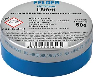 Lötfett 50g z.Weichlöten FELDER-0