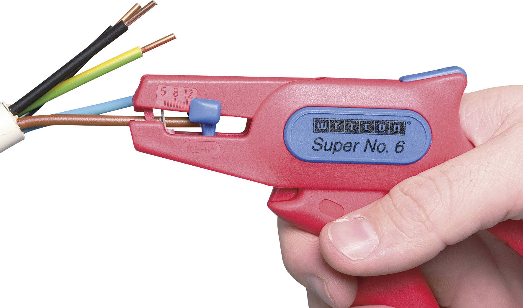 WEICON TOOLS No.6 10014847 VDE-Abisolierzange 0.2 bis 6 mm² 10 bis 24-4