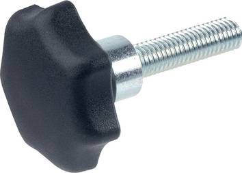 Sterngriff GN 6336.4 Sterngriffschraube Ku.d1 40mm d2 M 8mm l30mm-0