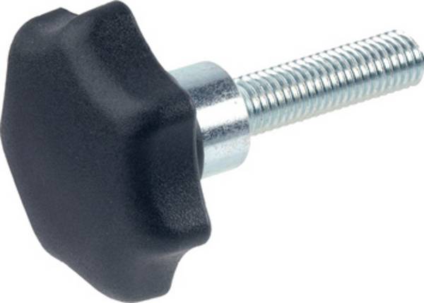 Sterngriff GN 6336.4 Sterngriffschraube Ku.d1 40mm d2 M 8mm l30mm