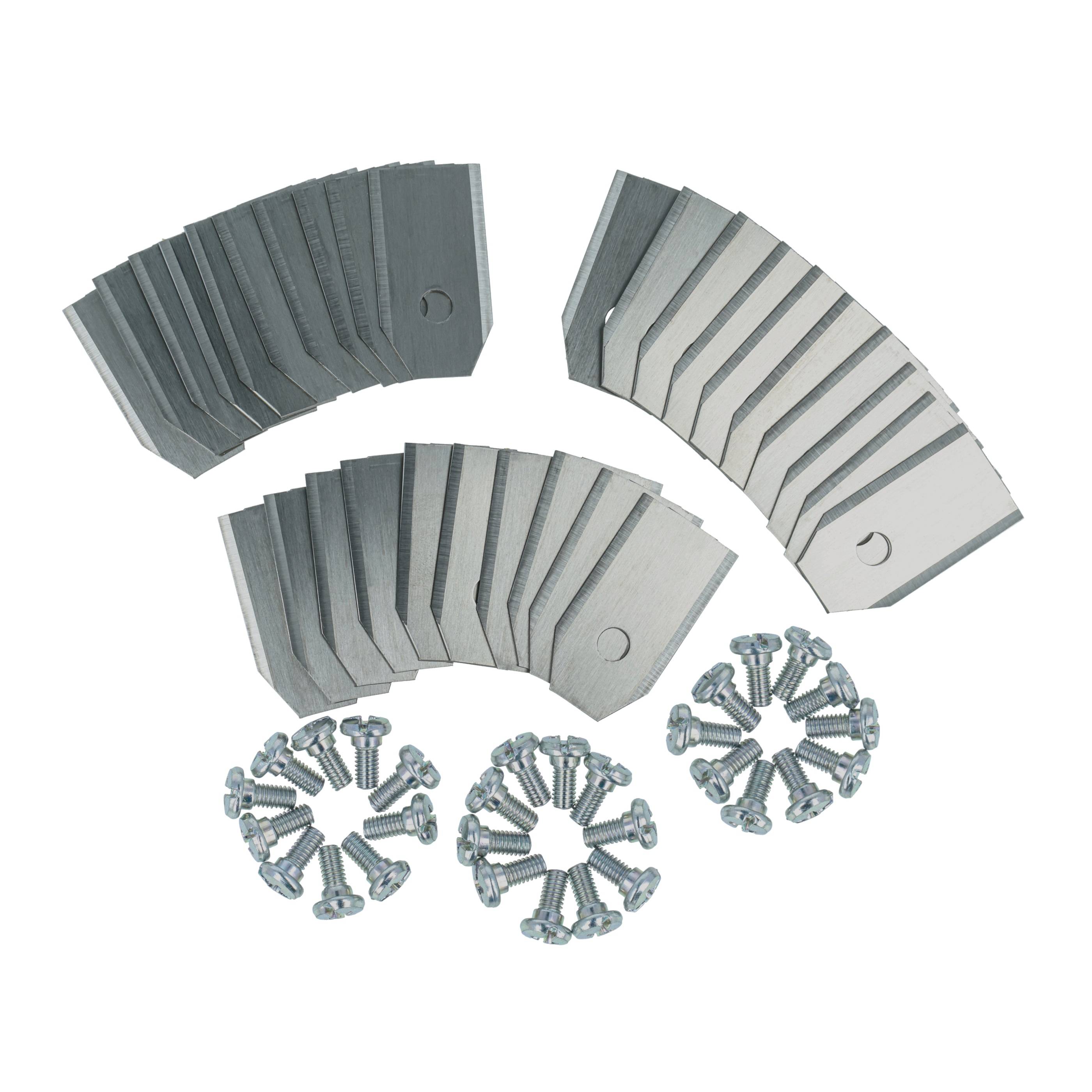 vhbw 30x Ersatz-Messer kompatibel mit Yard Force Classic 500 | Amiro 350, Amiro 400, Amiro 350i Rasenmäher --0