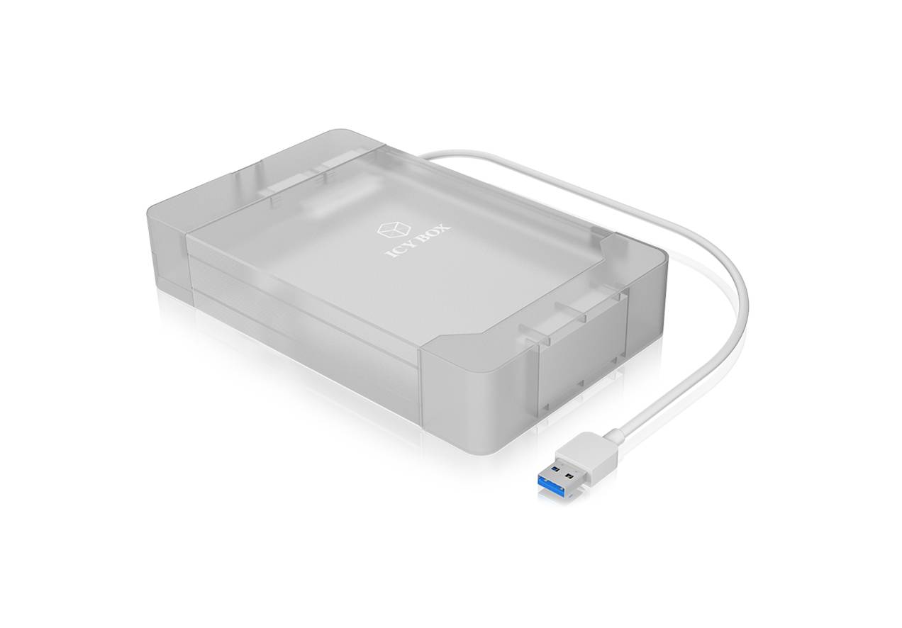 IB-AC705-6G, USB 3.0 Gehäuse für 3,5"/2,5" SSD/HDD SATA III 6 Gbit/s, UASP, mit Netzteil-2