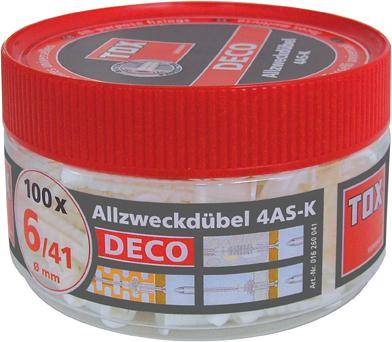TOX Allzweckdübel Deco 6/41 in Runddose a 100-2