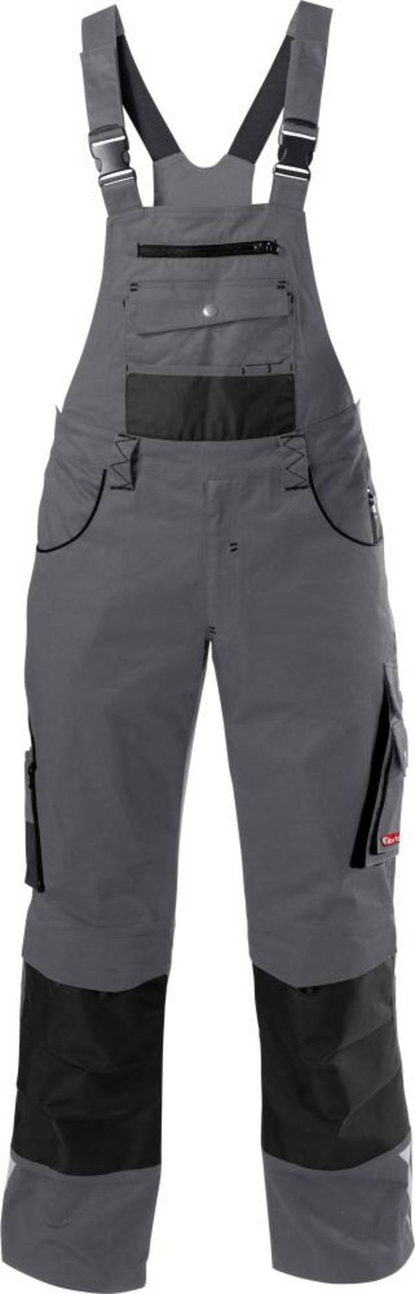 FORTIS H-Latzhose 24, d-grau/schwarz, Gr. 46 - Artikel: 4317784547901