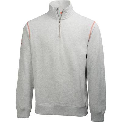 Sweater Oxford, Gr. XL, grau-melliert