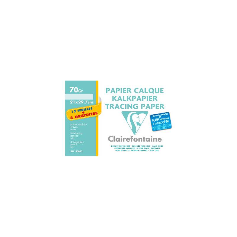 Clairefontaine Transparentpapier, DIN A4, Aktionspack-0