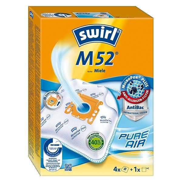 Staubsaugerbeutel M 52, mit MicroporPlus-Filter VE=4 Stück-0