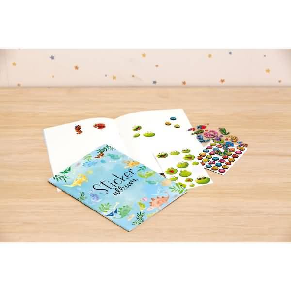 Stickeralbum Kids A5 Motiv Dino 16 Steiten-1