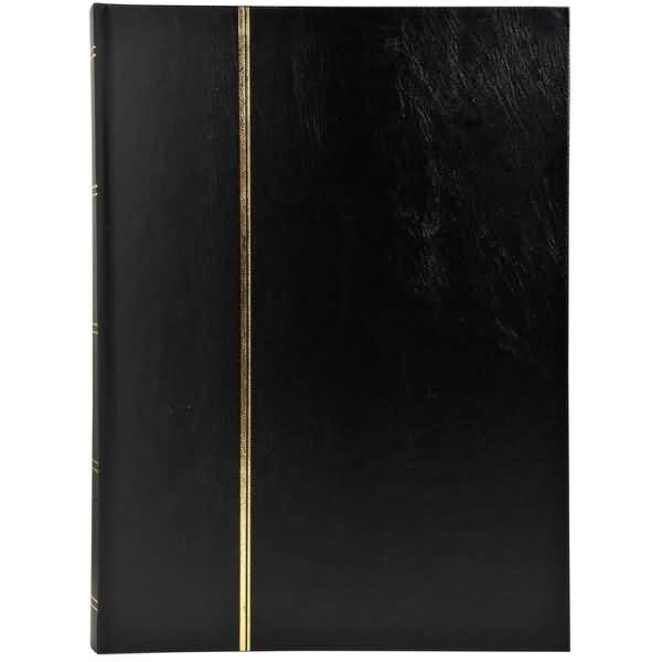 Briefmarkenalbum 16,5x22,5cm 32 Seiten schwarz