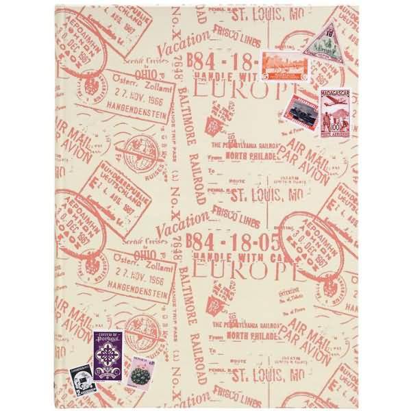 Briefmarken-Starterkit Air-Mail mit Album 22,5x30,5cm 16 Seiten und Zubehör-1