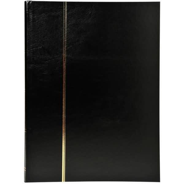 Briefmarkenalbum 22,5x30,5cm 16 Seiten schwarz